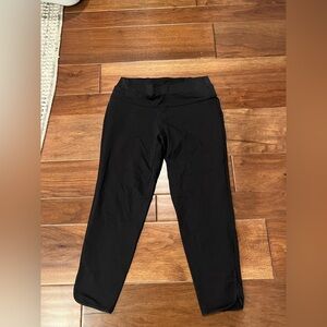 lululemon black polka dot pants size 10 euc